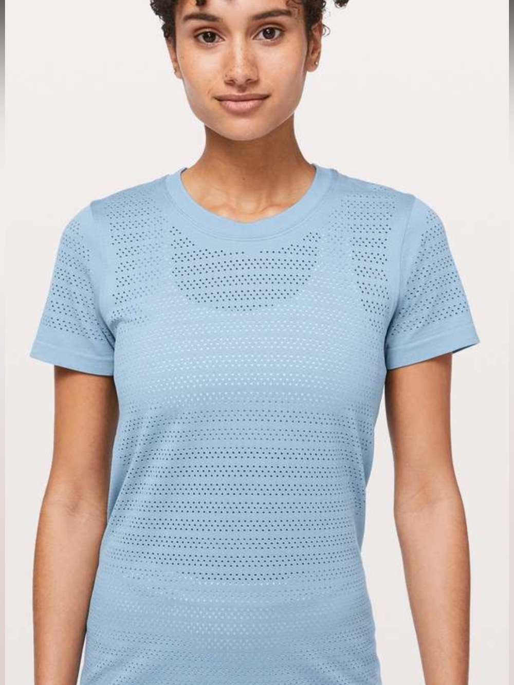 Lululemon Breeze By Short Sleeve Squad Periwinkle Blue